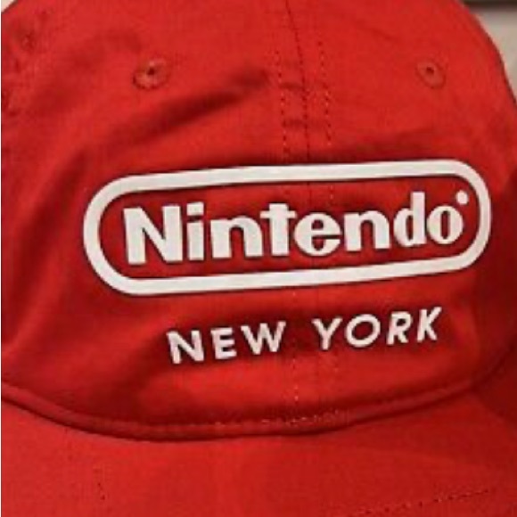 Nintendo World NYC Exclusive New York Limited Logo Official Hat Cap Red⭐️⭐️⭐️⭐️ - Picture 4 of 17